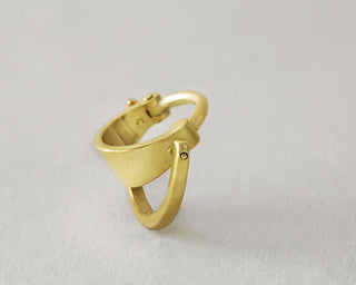 Swing wide - Statment 14k Clicker Ring