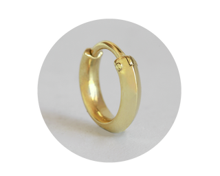 solid gold clicker ring