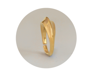 Shark - Solid Gold Seam Ring