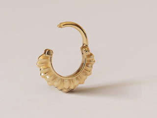 Winter is Coming – 14K Gold Clicker Ring