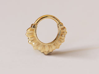 Winter is Coming – 14K Gold Clicker Ring