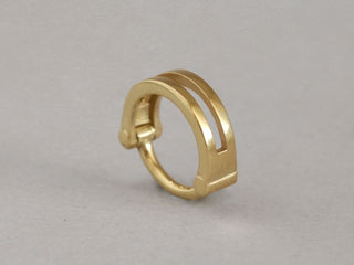 Double Side - Gold Clicker Ring