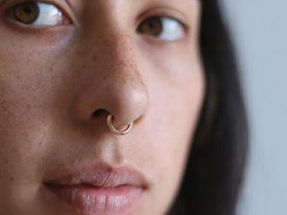 14k septum ring