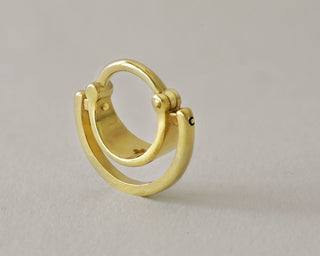 Swing wide - 14k Septum Ring