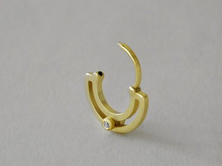 Stone Rail - Single Diamond Septum Clicker